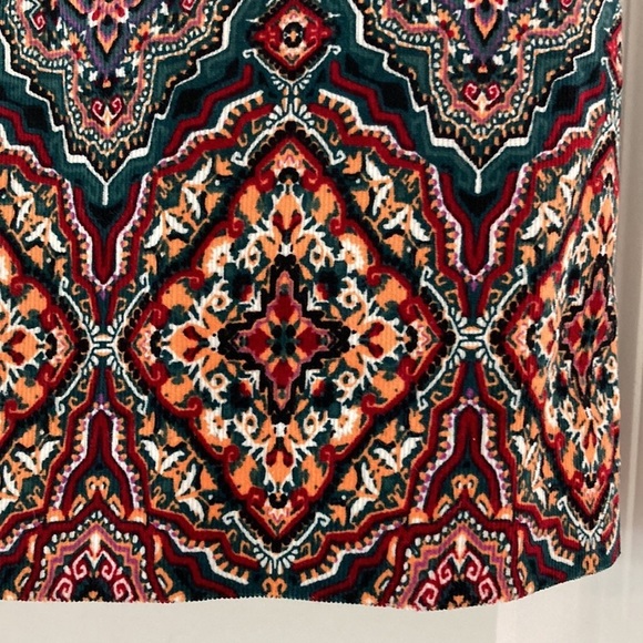 LOFT 4 Corduroy skirt geometric lined - Picture 3 of 10